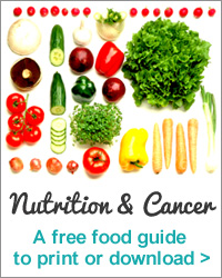 Nutrition and Cancer  a free downloadable food guide